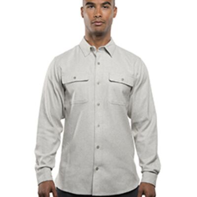 Men's Solid Flannel Shirt Thumbnail