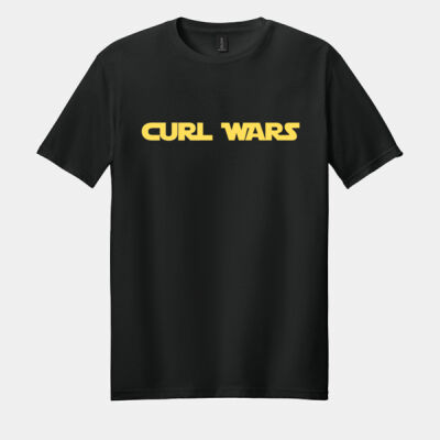 Curl Wars - Softstyle ® T Shirt Thumbnail