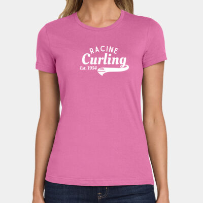 Racine Curling - Softstyle ® Ladies T Shirt Thumbnail