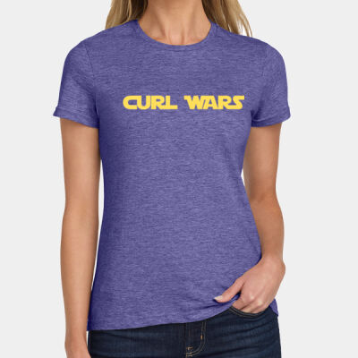 Curl Wars - Softstyle ® Ladies T Shirt Thumbnail